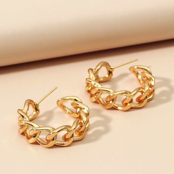 Elos Hoops - Hoop Earrings 18K gold plated - Picture 4 of 4